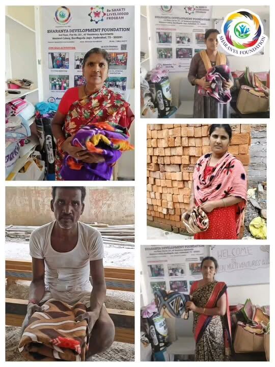 Distributed blankets to those in need this monsoon, offering warmth and comfort during the rainy season. A heartfelt thank you to our kind donor, Swetalana, for making this initiative possible. 

#charity #donation #support 

𝗦𝗵𝗮𝗿𝗮𝗻𝘆𝗮 𝗗𝗲𝘃𝗲𝗹𝗼𝗽𝗺𝗲𝗻𝘁 𝗙𝗼𝘂𝗻𝗱𝗮𝘁𝗶𝗼𝗻
https://social.donateforneedy.org/donate