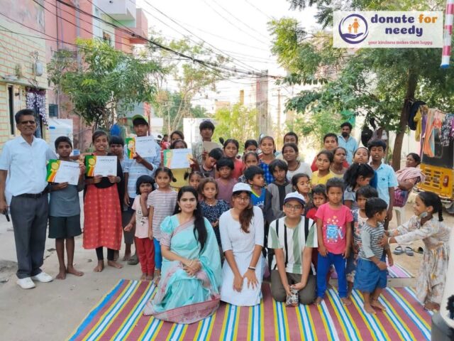 On Jun 5th 2025,

On the occasion of World Environment Protection Day, we at Sharanya Development Foundation conducted an awareness program in the slum areas of Gandhamguda village, under Bandlaguda Jagir Municipality, Hyderabad. We educated the families living there about the importance of trees, cleanliness of surroundings, water conservation, and the urgent need to “Beat the Plastic Pollution”, using well-designed flex posters.

We conducted a drawing competition on the theme *“Beat the Plastic Pollution*” for 35 school-going children. We awarded certificates and prizes to four winners to encourage their creative expression and awareness.

Around 50 residents from the Indiramma Housing Colony participated enthusiastically in the program. Pariniti, a psychology student from Woxsen University, also joined us as a volunteer and actively contributed to the event.

Number of Beneficiares: 50 people
#BeatPlasticPollution #WorldEnvironmentDay 2025 #sharanyadevelopmentfoundation

#charity #donation #support 

𝗦𝗵𝗮𝗿𝗮𝗻𝘆𝗮 𝗗𝗲𝘃𝗲𝗹𝗼𝗽𝗺𝗲𝗻𝘁 𝗙𝗼𝘂𝗻𝗱𝗮𝘁𝗶𝗼𝗻
https://social.donateforneedy.org/donate