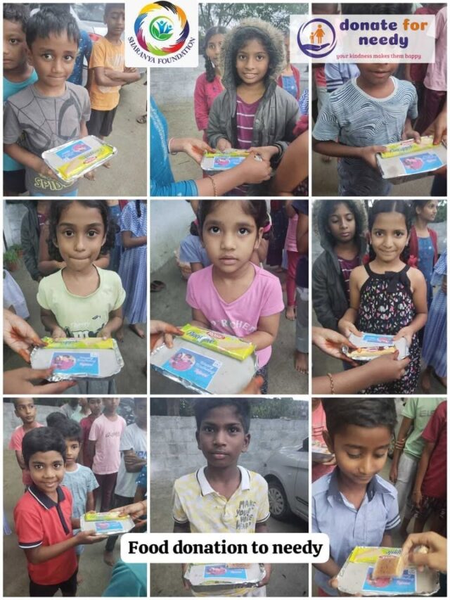 On July 26th, 2025,
We distributed nutritious food to 50 children in a slum area of Hyderabad in celebration of one of our kind donors Tejasri’s birthday, 

This thoughtful gesture not only filled little stomachs but also filled hearts with joy. We’re grateful to donors like Tejasri who choose to celebrate their special days by spreading kindness.

Number of beneficiaries : 50 persons

#charity #donation #support 

𝗦𝗵𝗮𝗿𝗮𝗻𝘆𝗮 𝗗𝗲𝘃𝗲𝗹𝗼𝗽𝗺𝗲𝗻𝘁 𝗙𝗼𝘂𝗻𝗱𝗮𝘁𝗶𝗼𝗻
https://social.donateforneedy.org/donate