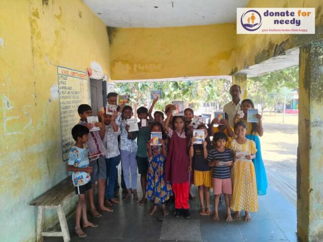 On January 8th, 2026, as part of our Vidya Shakti Project, we distributed notebooks and stationery to 60 children at Narasimhula Gudem School, Suryapet District. This initiative aimed to support the students in their educational journey by providing essential learning materials.

We express our heartfelt thanks to our dedicated volunteer, Lenina, whose initiative and commitment played a vital role in the successful execution of this activity. Her efforts helped bring smiles and encouragement to the children.

Number of Beneficiaries: 60

Together, we continue to empower young minds through education and care.

#charity #donation #support 

𝗦𝗵𝗮𝗿𝗮𝗻𝘆𝗮 𝗗𝗲𝘃𝗲𝗹𝗼𝗽𝗺𝗲𝗻𝘁 𝗙𝗼𝘂𝗻𝗱𝗮𝘁𝗶𝗼𝗻
https://social.donateforneedy.org/donate